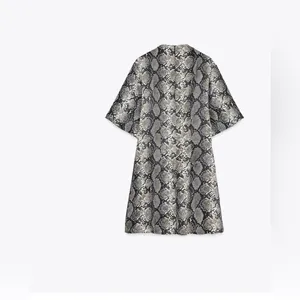 Zara animal print mini‎ dress thumbnail 4