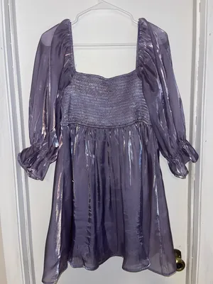 Purple dress Size L thumbnail 4