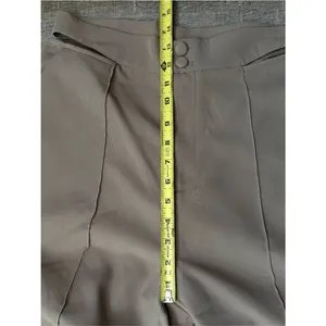 NWT Cider Khaki Cut Out Waist Wide Leg Trousers Womens XL Neutral Flowy Pants thumbnail 9