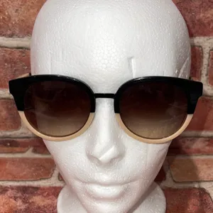 Tory Burch Pre-Owned Panama TY7062 1236/13 Black Sunglasses Gradient Chic Preppy thumbnail 1