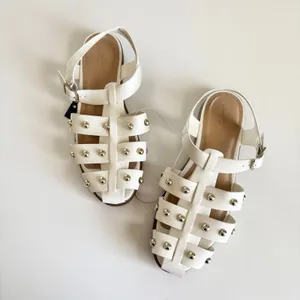 Universal Threads Winnie White Studded Strappy Fisherman Sandals Women’s 9.5 NEW thumbnail 7