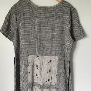 Carole Little Vintage Maxi Dress Gingham Embroidered Cottagecore Cotton Size 14 thumbnail 4