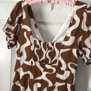Versona back zipper maxi midi babydoll dress, size xs thumbnail 6