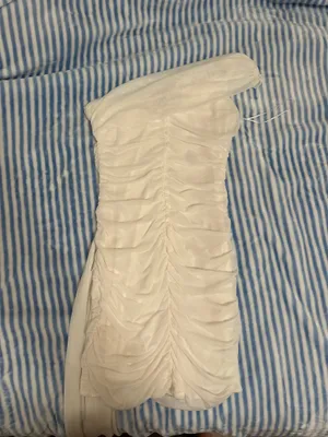 Hazel and Olive Dress White Mini thumbnail 5