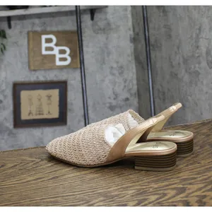 NWT Jones New York Carolton Embroidered Slingback Flats Rose Gold Pink 8.5M thumbnail 7