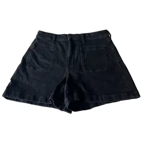 Madewell Curvy The High-Rise Sailor Short Women’s Size 31 Black Denim thumbnail 2