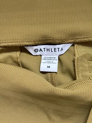 Athleta Women's Green Yellow High-Waist Joggers Size M thumbnail 4
