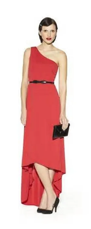 Kate Young for Target One Shoulder Red Dress Size 4 thumbnail 1