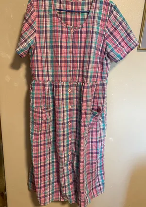 Plaid Nightgown Multiple Size XL thumbnail 1