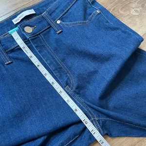 Nine West Kick Flare dark wash denim bootcut jean ~ raw hem ~ women’s size 8 thumbnail 12