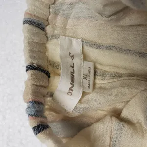 O'Neill Women's Brenda Stripe Shorts in Tapioca size XL NWT thumbnail 8