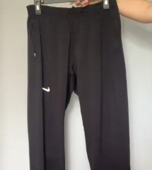 Nike Black Zipper Bottom Sweatpants thumbnail 1