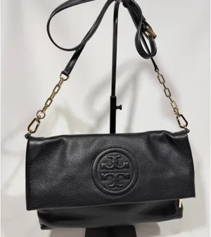 Tory Burch Bombe envelope fold pebbles leather crossbody purse bag thumbnail 3