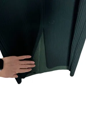 Grade & Gather Green Full Pleated Maxi Dress Size S thumbnail 6