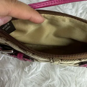 COACH Y2k Soho Double Buckles Signature Canvas Wristlet thumbnail 6