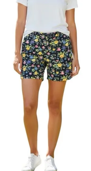 Polo Ralph Lauren Blue Floral Linen Shorts 32 thumbnail 1