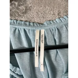 Anthropologie Long Sleeve Femme Ruched Cropped Top Coquette Balletcore Med NEW‎ thumbnail 5