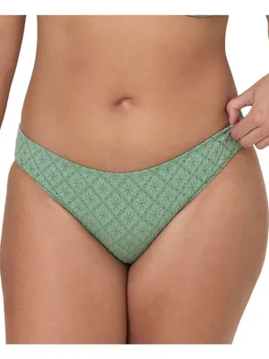 NWT Andie Womens Low Waist Classic Bikini Swim Bottom AB530 Eucalyptus Green XL thumbnail 1