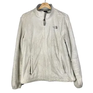 The North Face White Osito Fleece‎ Full Zip Jacket L thumbnail 1