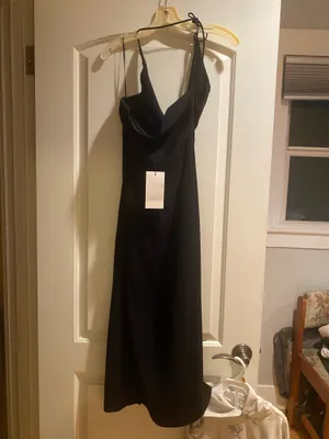 Zara MIDI DRESS WITH GOLD APPLIQUÉ thumbnail 9