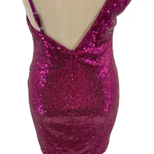 Hello Molly Citadel Skies‎ Sequin Mini Dress Fuchsia Purple Pink Size US 6 thumbnail 10