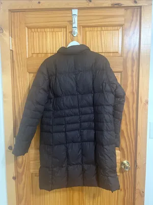 Lands' End Size Large Black Down Puffer Jacket thumbnail 4