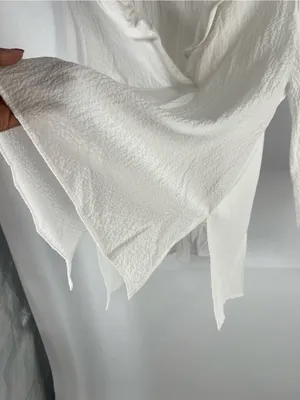 Moonlight Ruffle Collar Tunic Top - White thumbnail 8