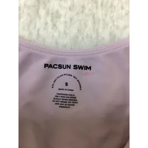 PacSun Swim Eco Lavender High Leg Bikini‎ Bottom Purple Small NEW thumbnail 2