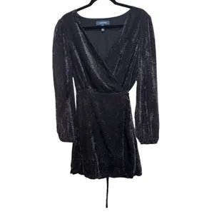 ModCloth Secretly Spotted Wrap Dress Size L thumbnail 4