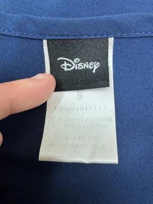 Disney Jasmine V-Neck Scrub Top with Pockets Size Small thumbnail 4