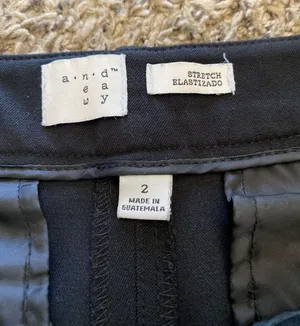 Black Dress Pants Size 2 thumbnail 3