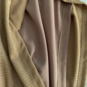 I.N.C. International Concepts Short Sleeve Cutout Mock Neck Top Light Camel thumbnail 2