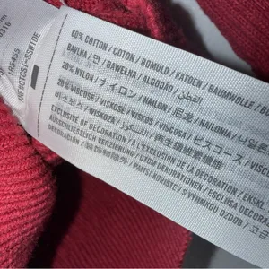 abercrombie fitch Red‎ Ribbed Fitted Sweater Medium thumbnail 4