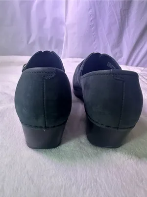 Dansko Black Buckle Clog Flats thumbnail 7