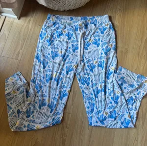 Posh Peanut Hanukkah Pajama Bottoms White Size L thumbnail 1