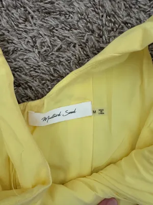 Mustard seed Yellow dress thumbnail 4