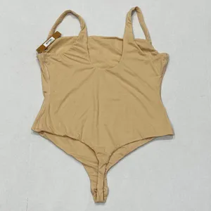 NEW SKIMS Slimming Tank Sand Square Neck Bodysuit Size 2X Minimalist‎ Capsule thumbnail 6