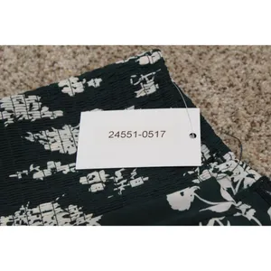 Womens Abercrombie & Fitch Green Floral Halterneck Tie-Back Crop Top Size Medium thumbnail 6