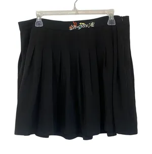 Dolls Kill Powerpuff Girls Fly To The Rescue Black Pleated Mini Skirt XXL‎ thumbnail 1