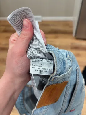 Blue Levi’s Denim Shorts 501 Women’s thumbnail 5