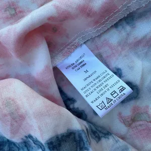 Sadie & Sage Coral Navy Tie Dye Tank Top Cami Flowy V-Neck Womens Size Medium thumbnail 11