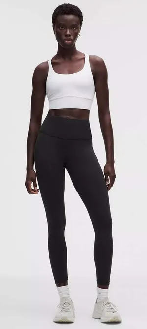 Lululemon Wunder Train High-Rise Tight with Pockets 25" Black Size 10 thumbnail 1