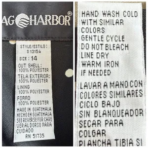 SAG Harbour Y2K Black Polka Dot Sleeveless Sheath Dress Knee Length Size 14 thumbnail 10