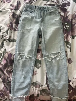 American Eagle Strigid Curvy Mom Jeans thumbnail 6