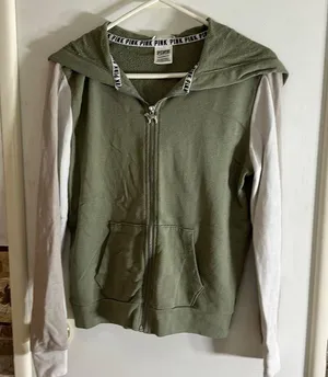 VS Victoria's Secret PINK Green Dog Logo Hoodie​​ thumbnail 2