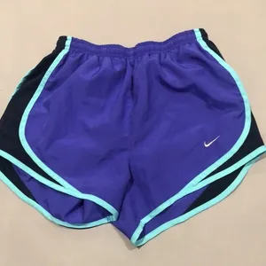 Nike blue drifit running shorts thumbnail 3