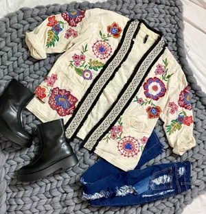 Zara Embroidered Jacket thumbnail 7
