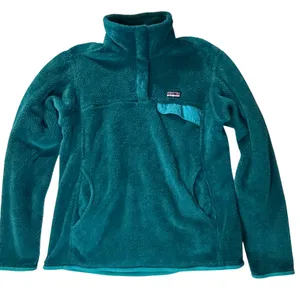 Patagonia‎ Re Tool Snap T Fleece Women M Green Blue Polartec Pullover thumbnail 1
