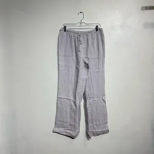 J. Valdi Lavender Cotton Swim Cover-Up Pants Sz XL NWT thumbnail 2