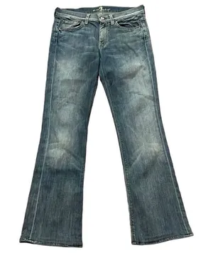 7 for all Mankind bootcut low rise jeans 27 thumbnail 1